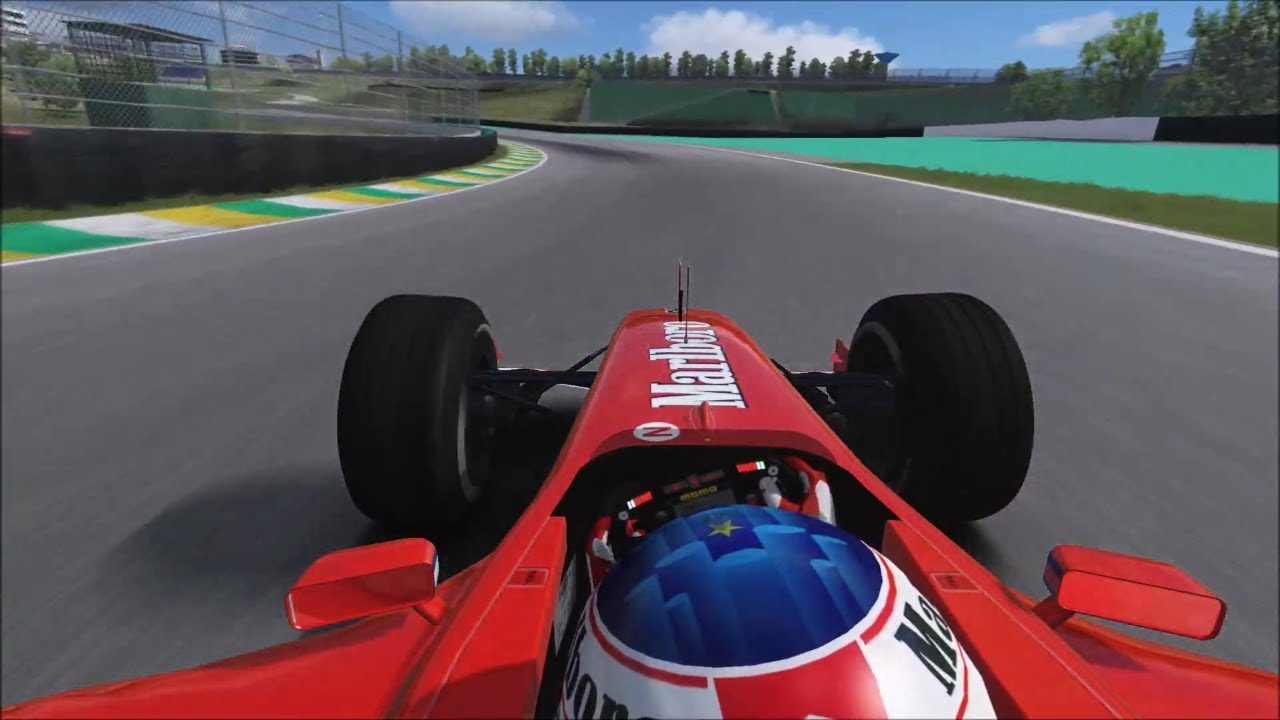 F1 Interlagos 2001 - Rubens Barrichello OnBoard - Assetto Corsa Commentary Lap