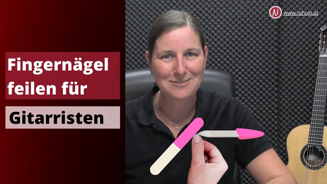 Fingernägel feilen für Gitarristen