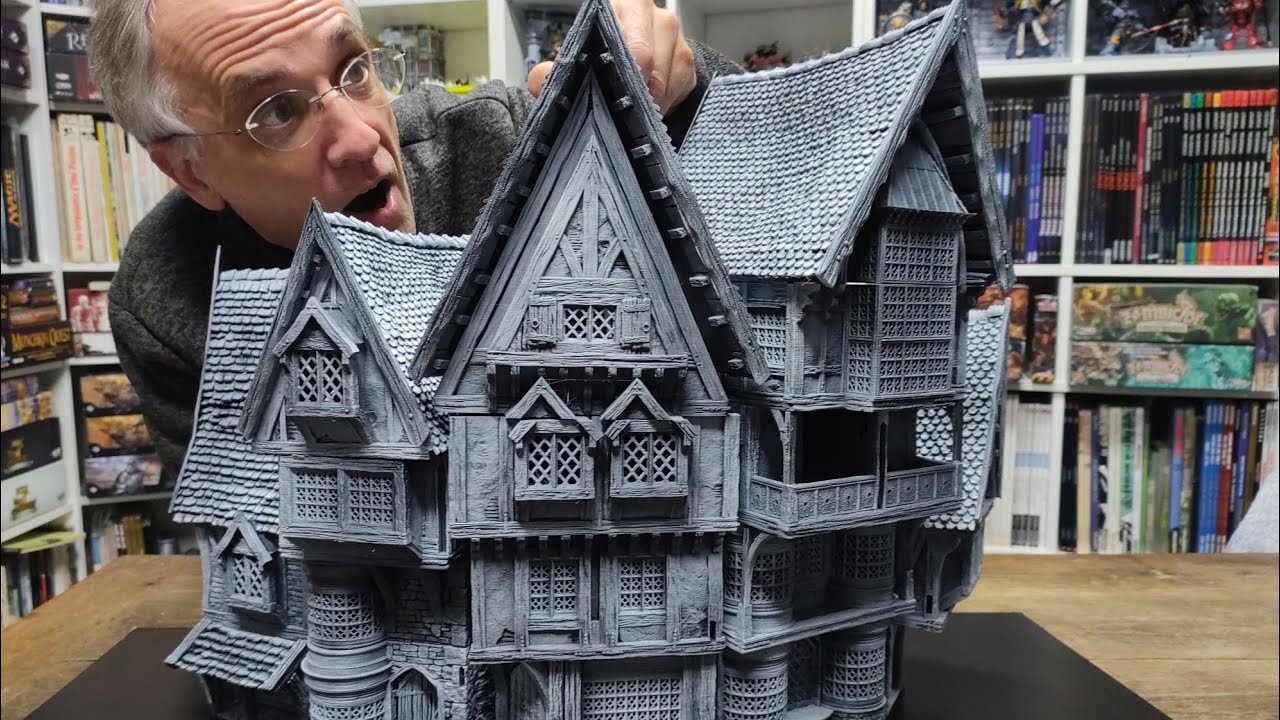 Village médiéval Helwick partie 2 impression 3D jeux de rôles ou de figurines