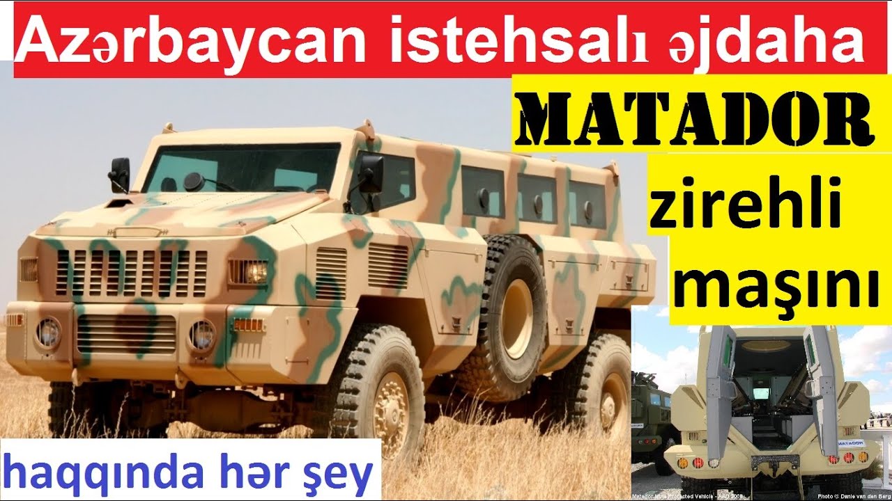 Azərbaycan istehsalı Matador zirehli transportyor/Paramount Group şirkəti ilə müştərək/Cənubi Afrika