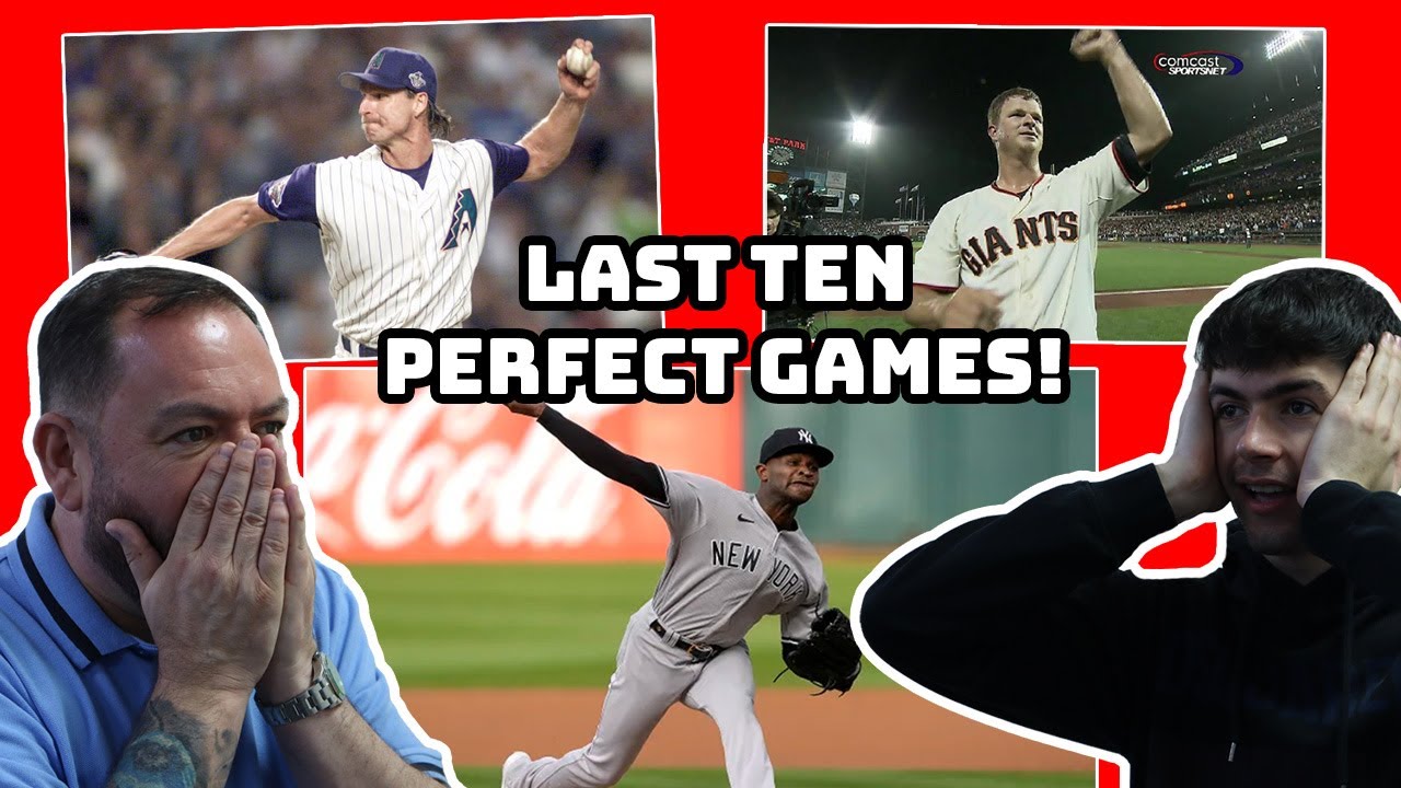 British Father and Son Reacts! The FINAL OUT of the last TEN perfect games!