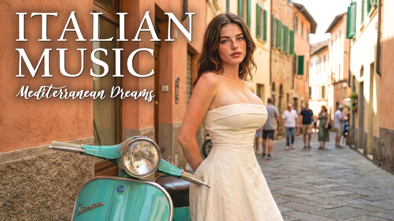 🎶 Итальянские Вайбы & Средиземноморская Музыка 🎶2+ Часа Утро в Амальфи Релакс & Живописное Побережье
