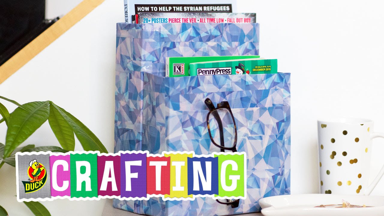 How to Craft a Duct Tape Magazine Holder
