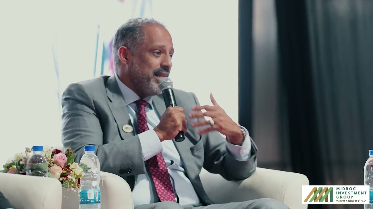 በሚድሮክ ለሃገር አውደ ርዕይ የፓናል ውይይት ላይ የሚድሮክ ኢንቨስትመንት ግሩፕ ዋና ስራ አስፈፃሚ አቶ ጀማል አህመድ ያቀረቡት የውይይት መነሻ ሃሳብ።