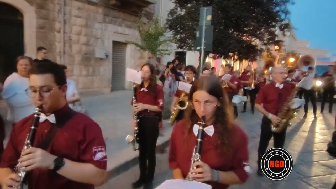 Marcia La Classica Banda di Gravina in P 16/7/24 Corato processione S.Maria del Carmine