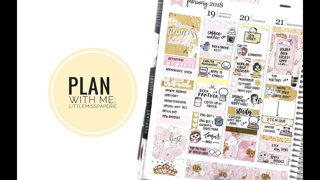 plan with me : ft. littlemisspaperie princess week