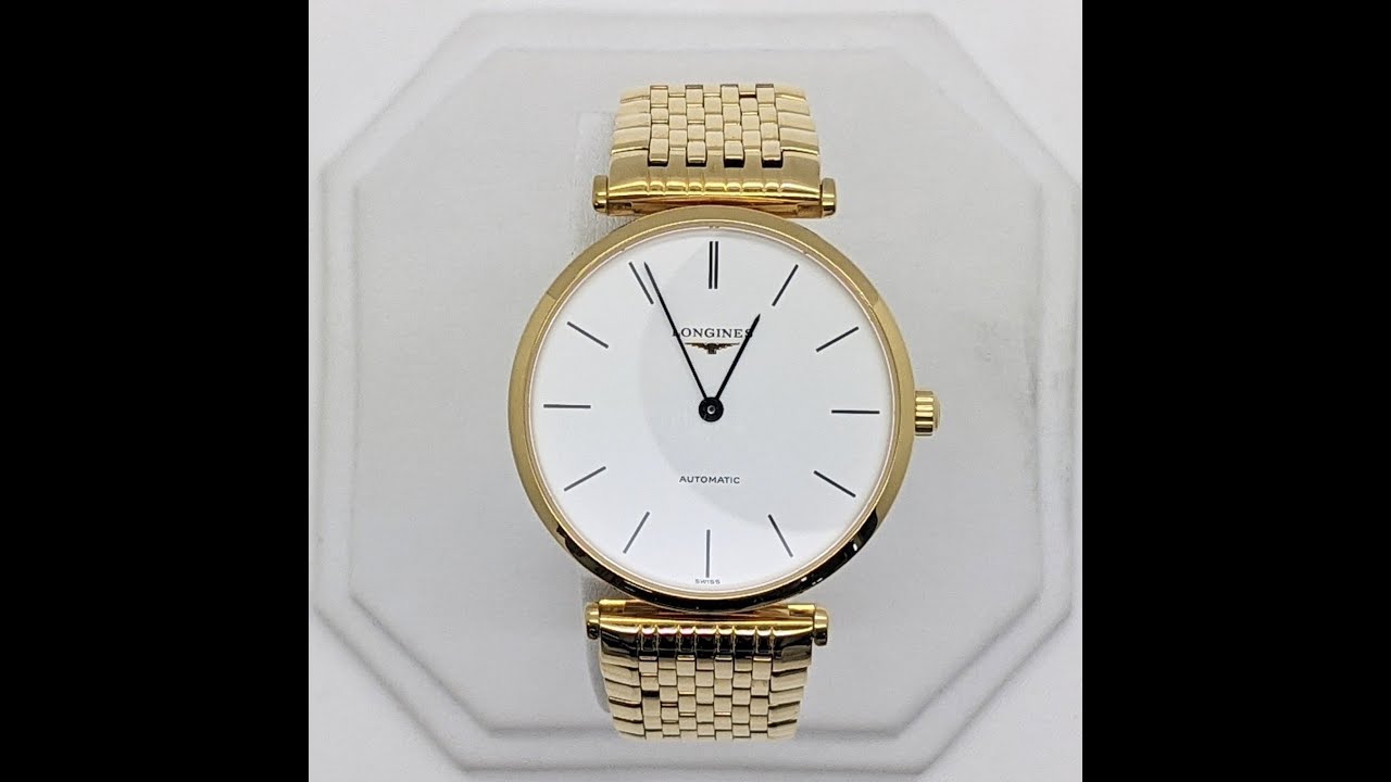 LONGINES La Grande Classique Gold Tone 34mm wrist watch