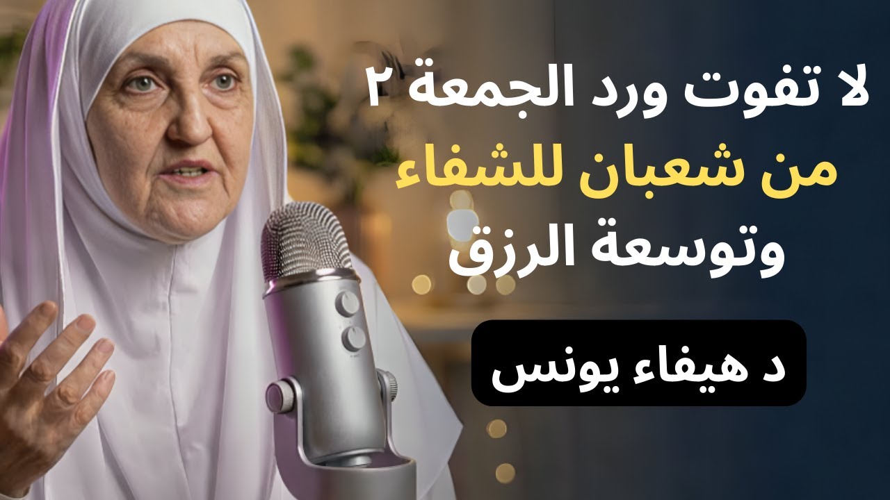 ورد قوي للشفاء والرزق في الجمعة ٢ من شعبان | د هيفاء يونس