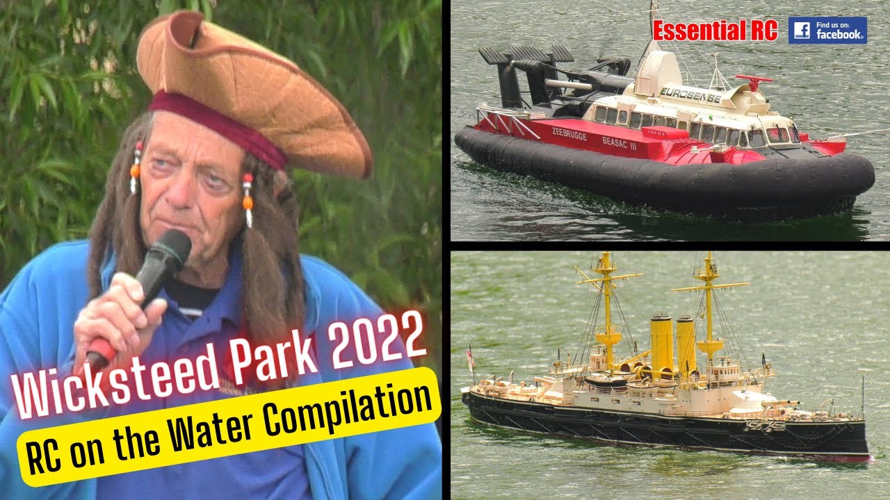 BEST RC Watercraft COMPILATION ! Model Boat Mayhem at Wicksteed Park 2022