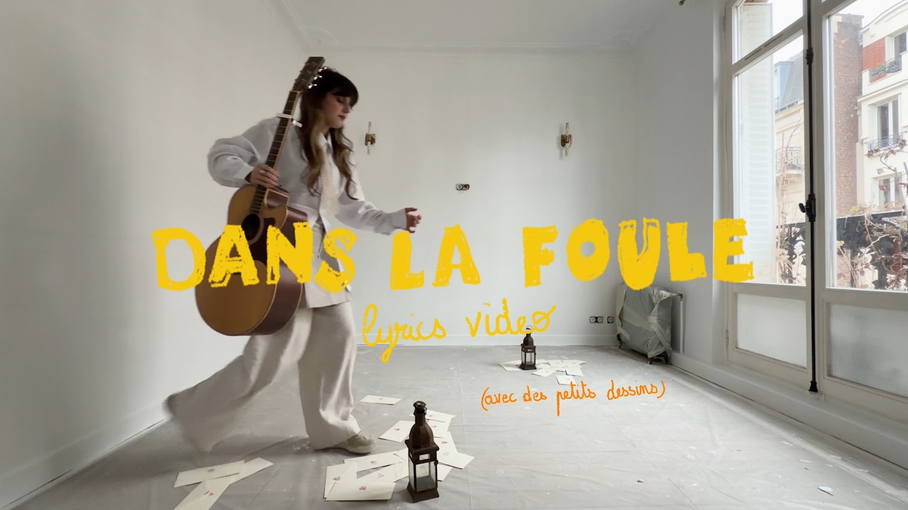 NUMAH - Dans la foule (lyrics video avec des ptits dessins)