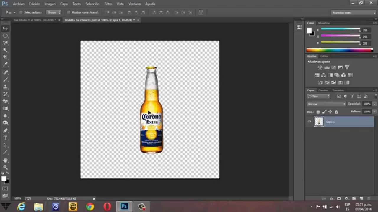 Poner sombra a un objeto en Photoshop CC