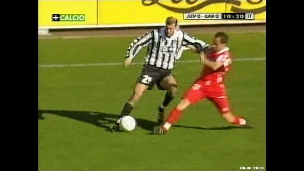 Zidane vs Bari (1999-00 Serie A 24R) Better Quality+Italian Commentary