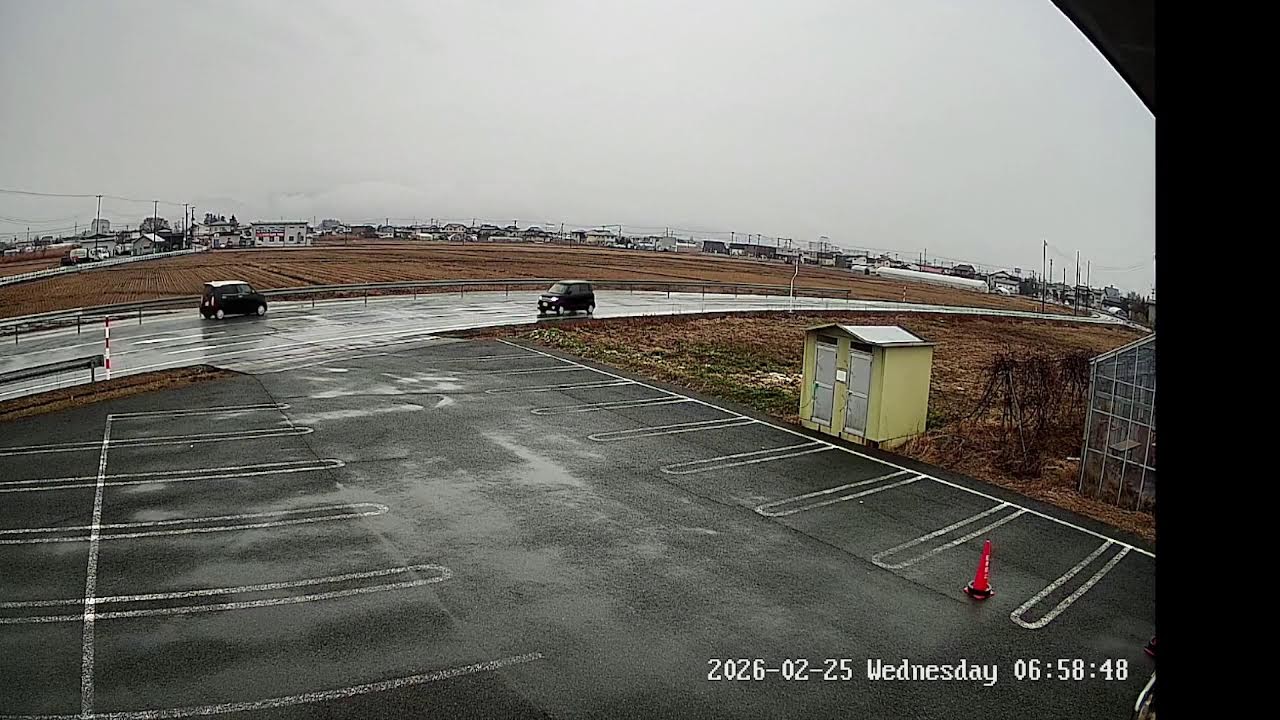 山形県山形市檀野前県道274号線ライブカメラ Yamagata Yamagatashi Live camera.world.cam