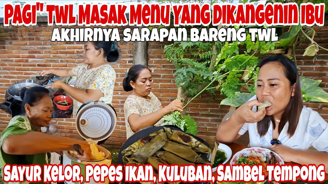 PUJI TUHAN BANGUN PAGI SEMUA SUDAH SIAP‼️PERDANA SARAPAN BARENG TWL SETELAH PULANG LIBURAN 