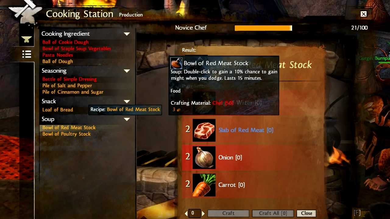 Guild Wars 2 Crafting Guide Part 3: Cooking