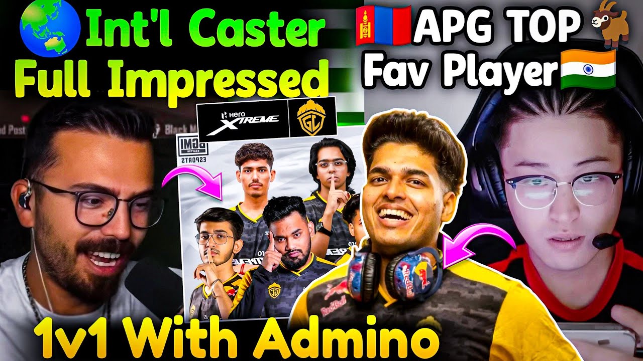 🇮🇳International Caster Impressed By GodLike💛 🇲🇳APG TOP On Jonathan Best🐐 Mad Pro On 1v1 Admino😲