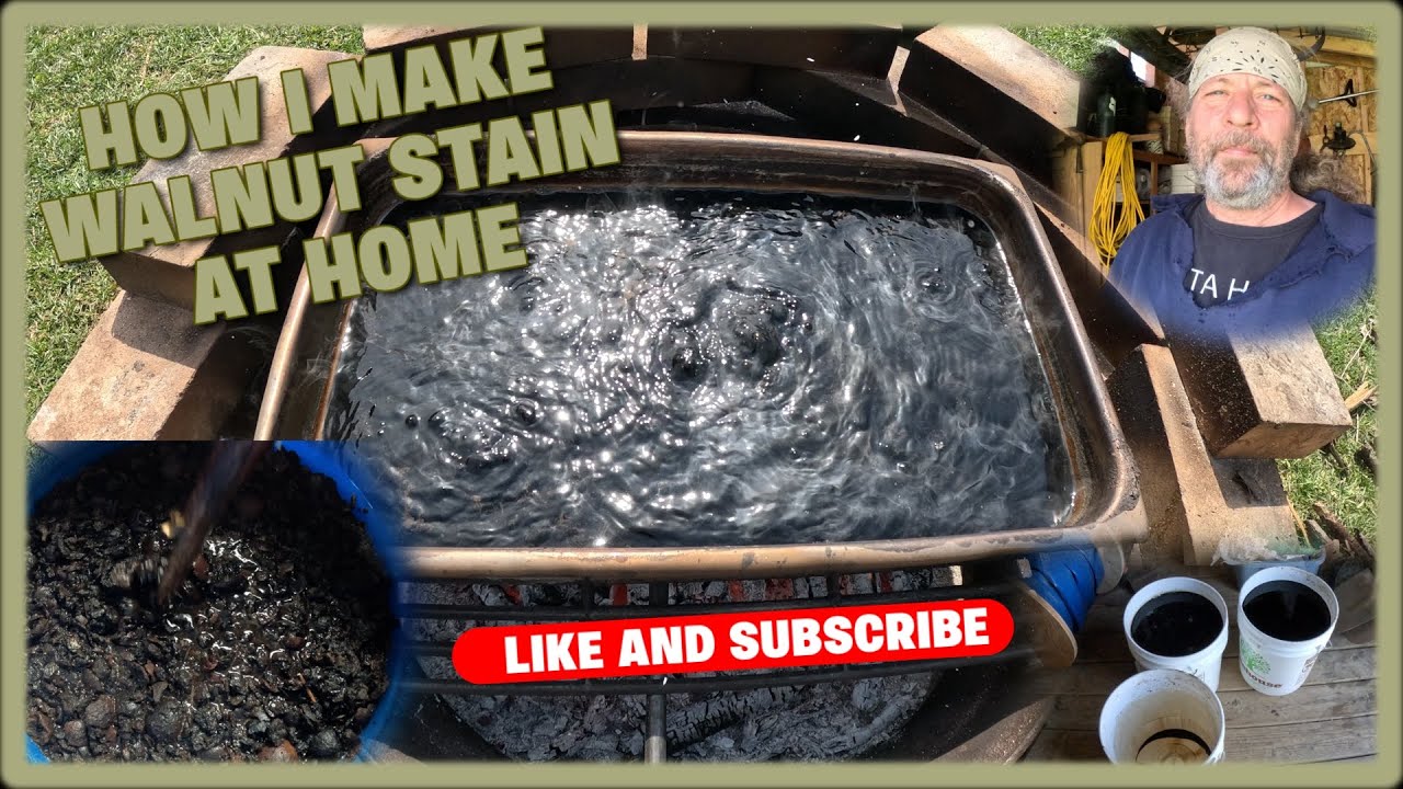 How I make Walnut Stain in 2025