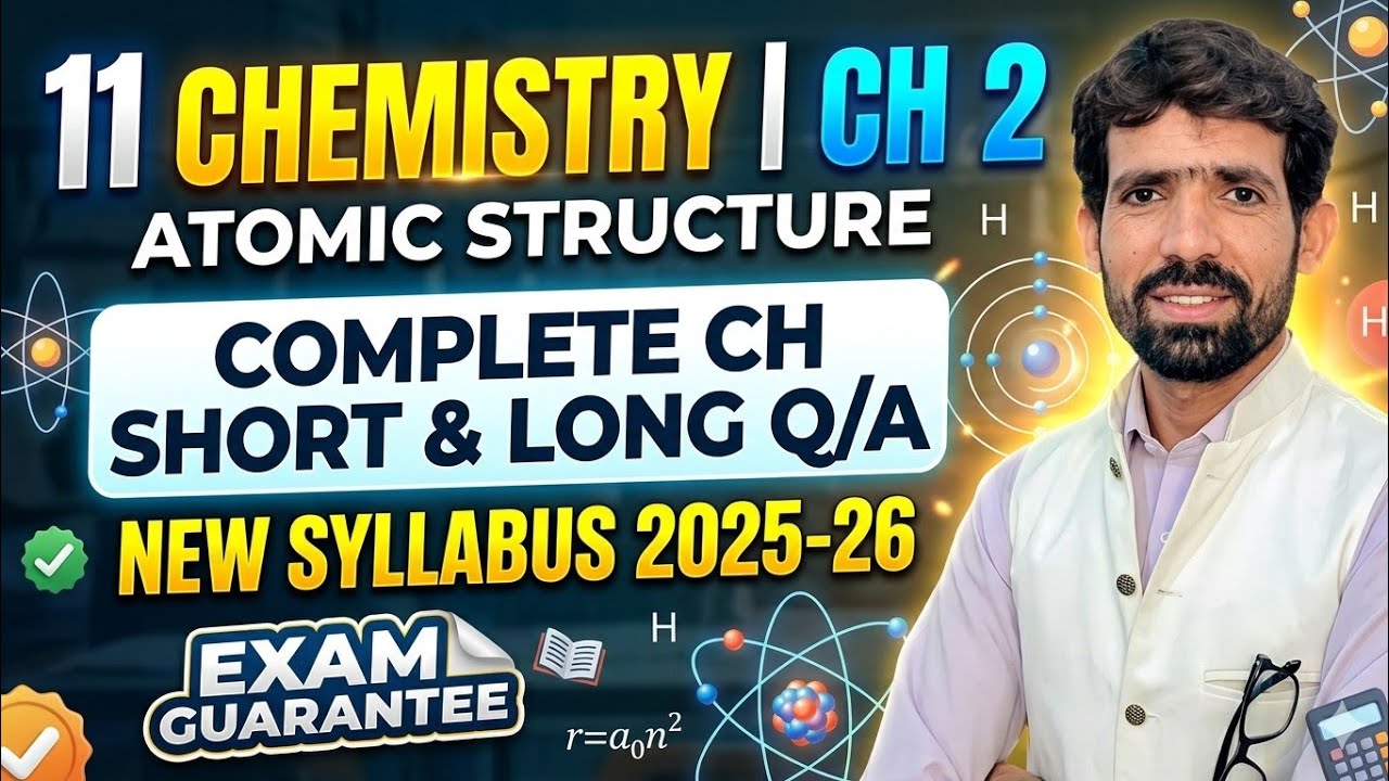 CH 2 Atomic structure class 11 chemistry|| complete chapter short and long Question||