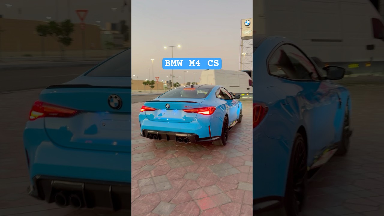 BMW M4 CS RIviera Blue #BMWM #BMWM4CS