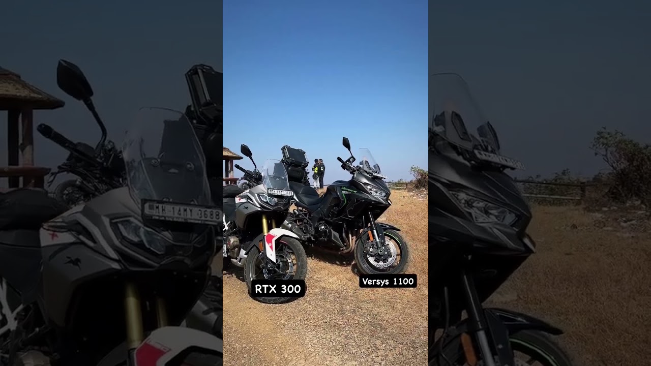 RTX 300 vs Versys 1100 😳 | Size Comparison – BIG Difference! 