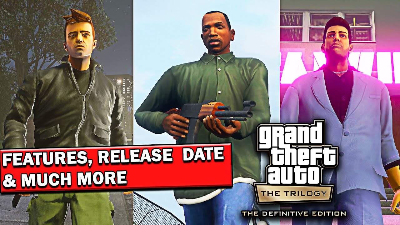 GTA Trilogy Definitive Edition 😱🔥 Features, Release Date, Specs and More 🤩 (PS4/XBOX/PC)