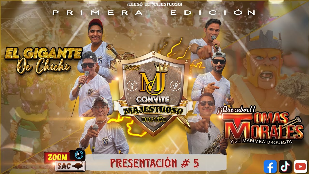 CONVITE MAJESTUOSO BRISEÑO - Primera Edición 2025 Presentación #5 Música - Tomás Morales 