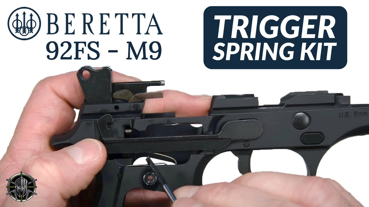 Beretta 92FS / M9 / 92 / 96 Trigger Spring Kit – Trigger Job & Installation | M*CARBO Upgrades