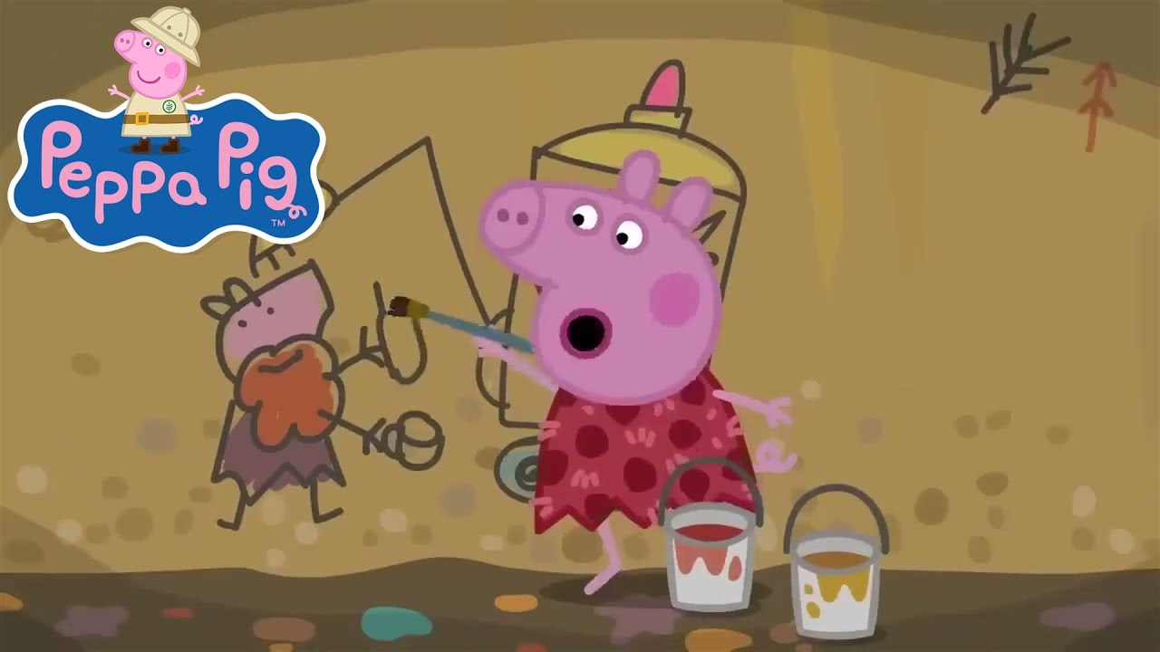 Peppa Travels to the Stone Age | Travel with Peppa