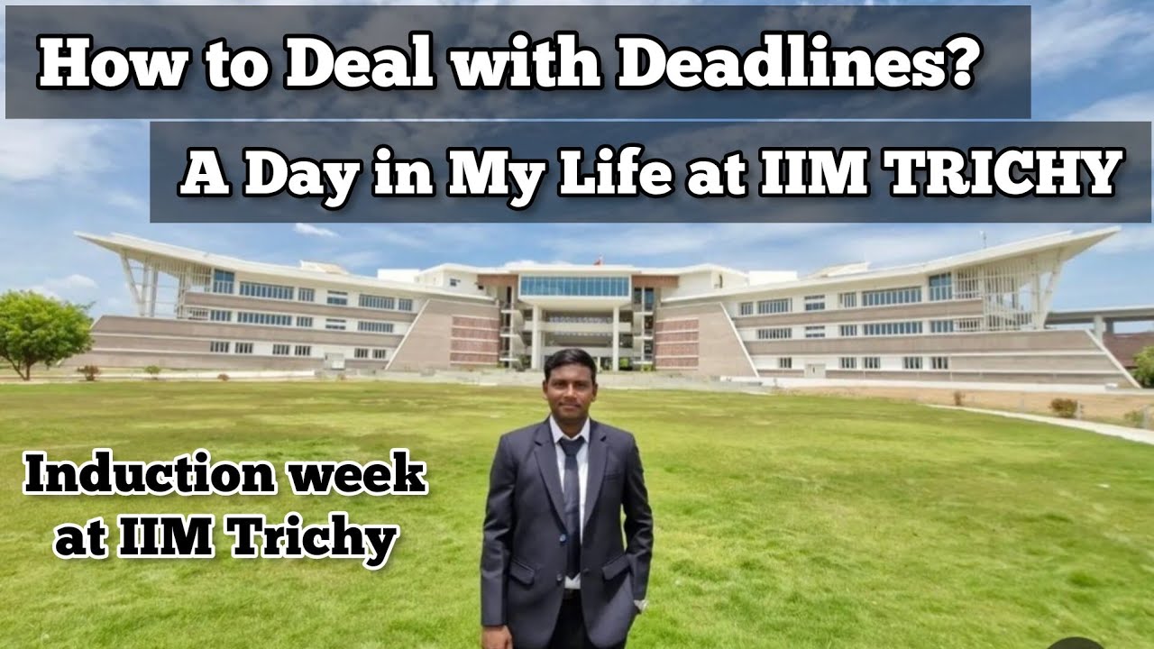 A Day in my Life at IIM Tiruchirapalli | IIM Trichy Induction Task Vlog | IIM Life