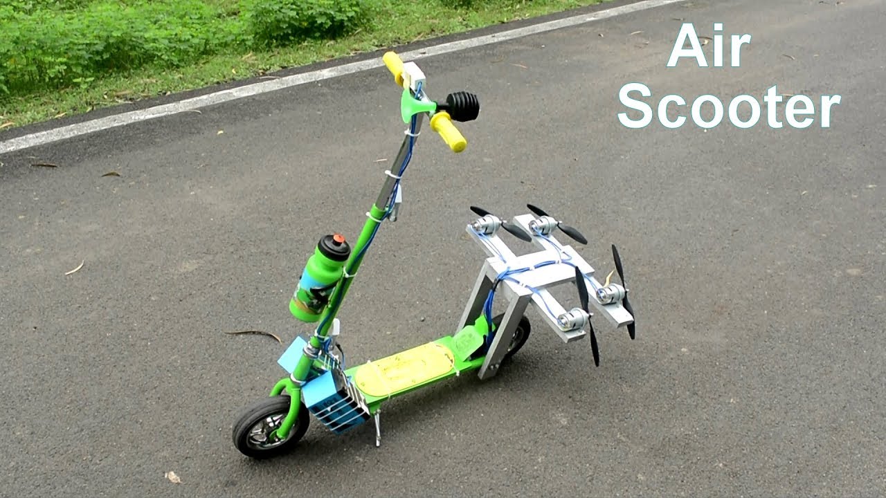 How To Make Air Scooter with v4 775 Motor  - Electric Scooter