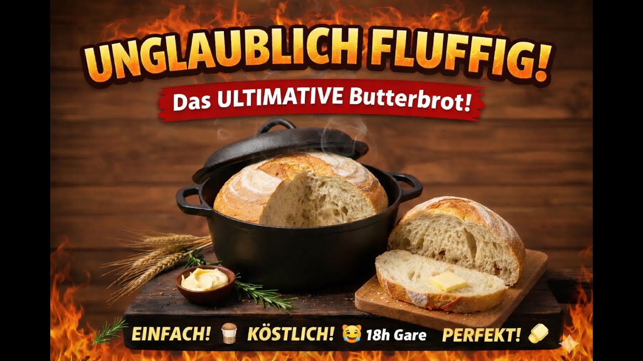 Dieser Duft! Das ultimative Rezept f&uuml;r weiches Butter-Weizenbrot.