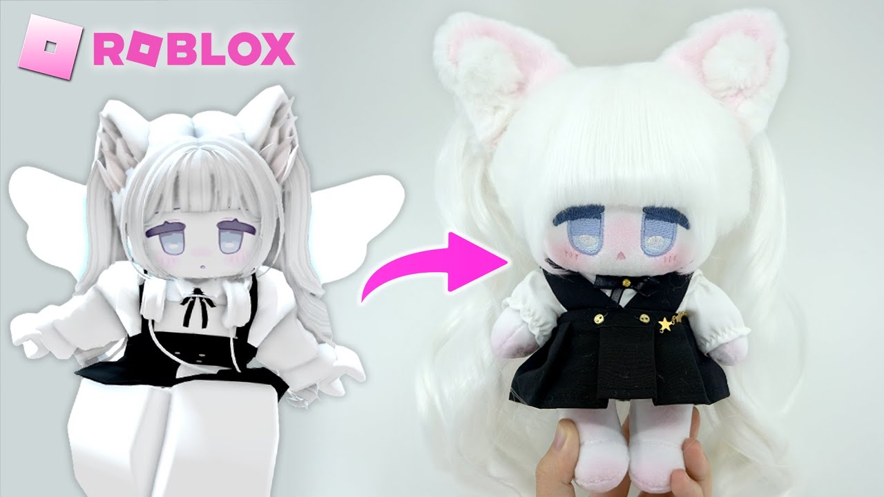 [Diy] My 로블록스 스킨으로 20cm 모헤어 솜인형 만들기 | Make Roblox Diy 20cm Cotton Doll | Roblox Skin