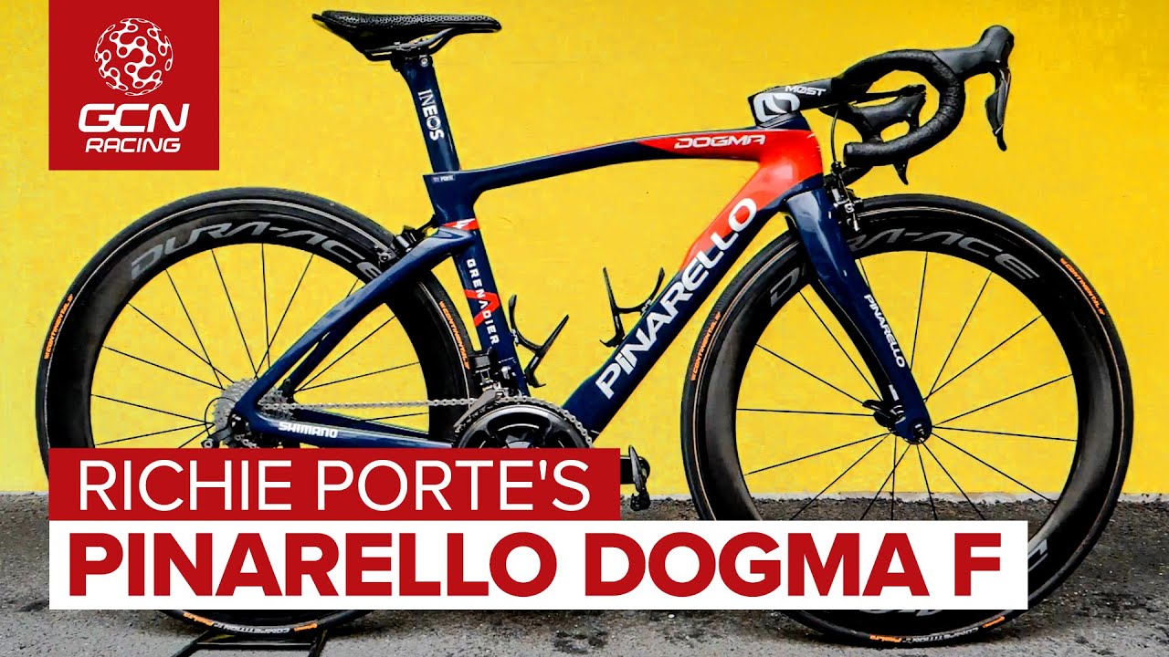 Richie Porte's Pinarello Dogma F | Tour de France Podium Finisher's Rim Brake Race Bike