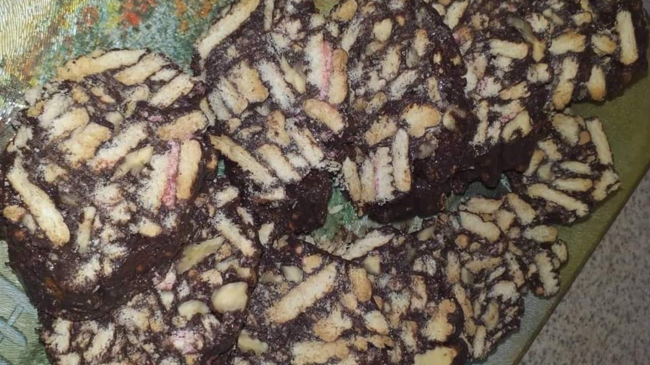 Greek Chocolate Salami|Cooking with Vaso