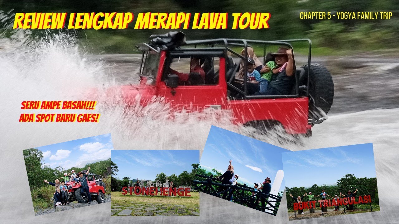 REVIEW LENGKAP WISATA LAVA TOUR MERAPI KALIURANG TERKINI ! SERU OFFROAD JEEP LAND CRUISER JOGJA