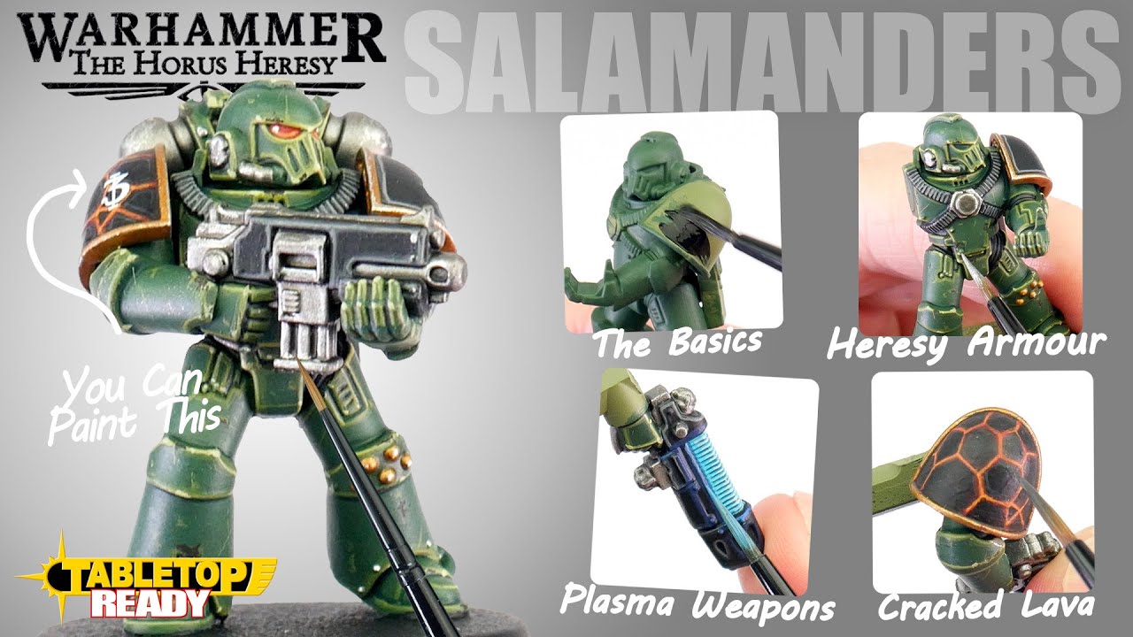 How To Paint Horus Heresy Salamanders