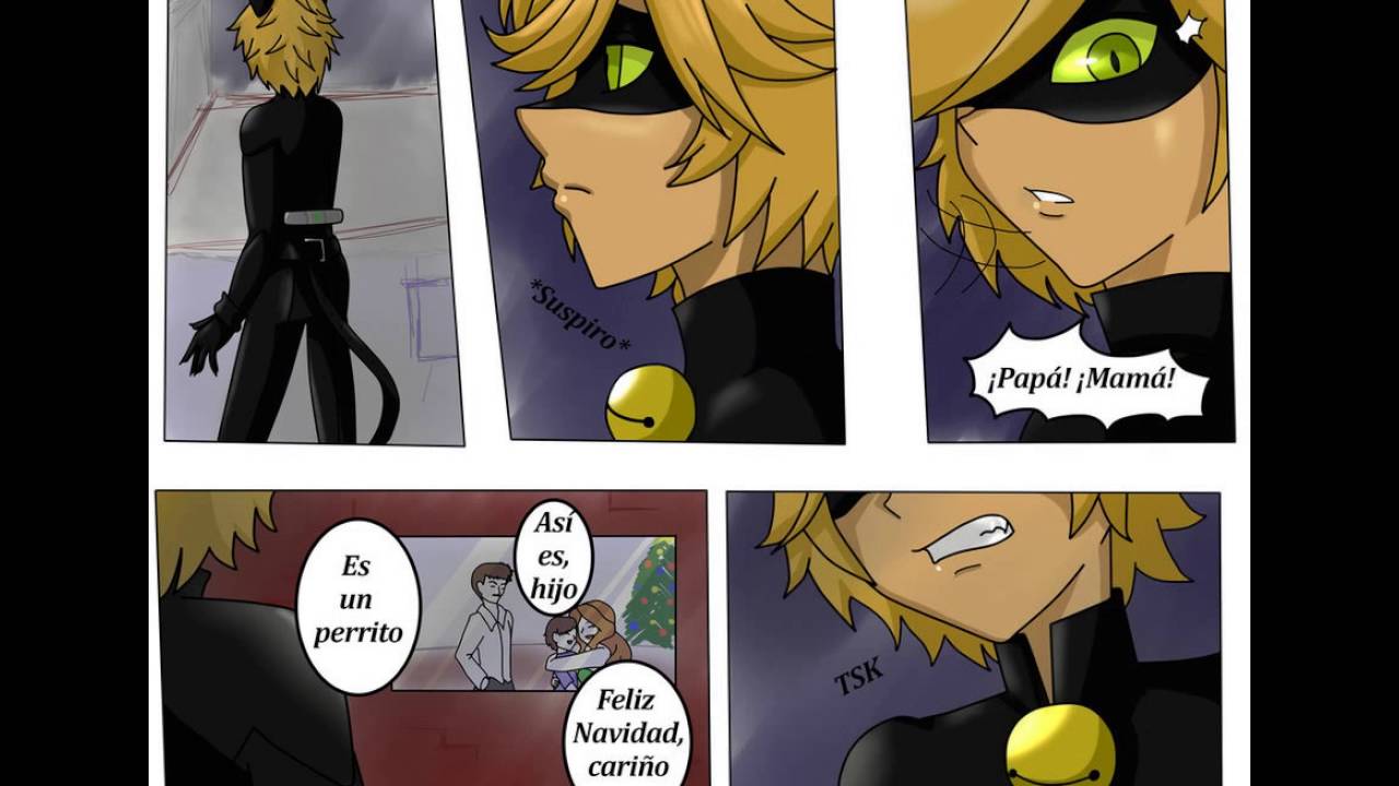Comic de Ladybug en español La navidad de Chat Noir