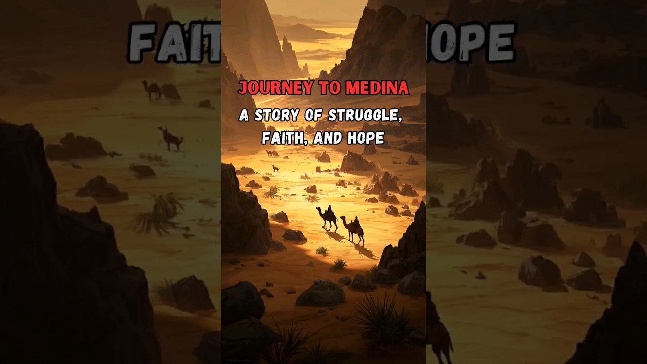 Journey to Medina - Prophet Muhammad PBUH #islam #quran #hijrah #inspiration #motivation #history