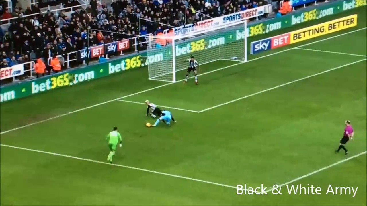 Karl Darlow's amazing save Newcastle v Rotherham United