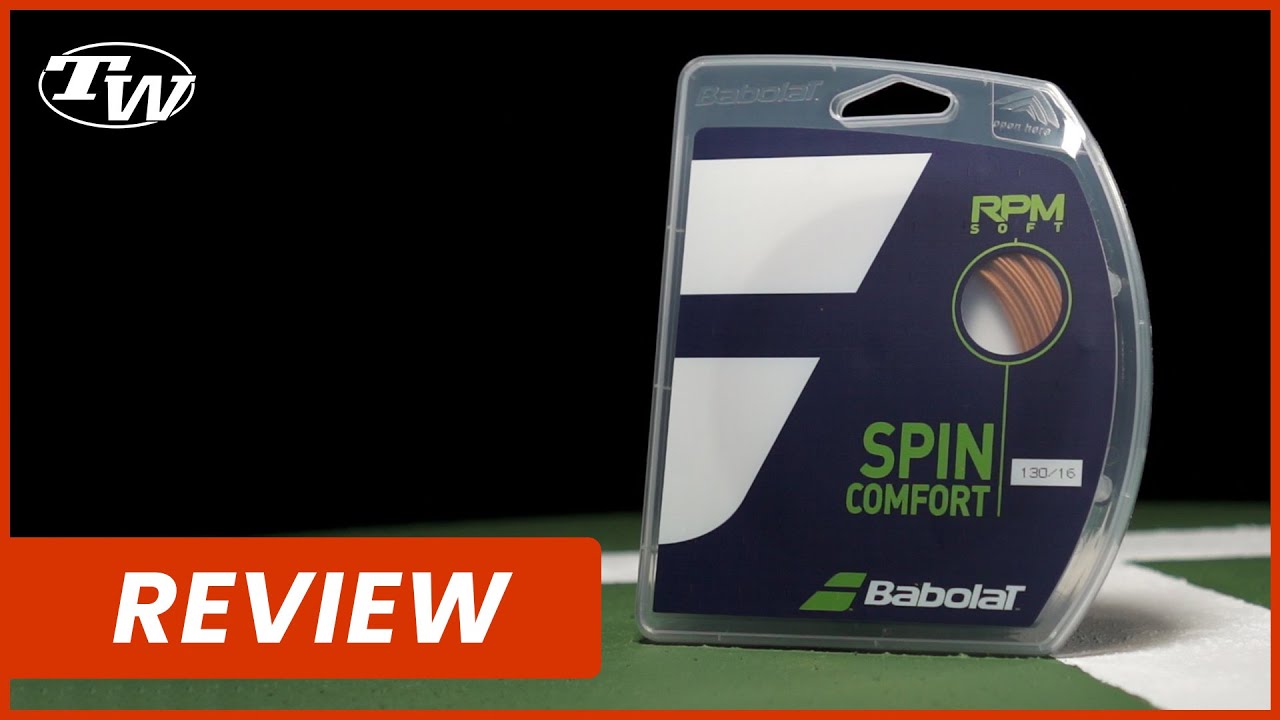 Обзор теннисных струн Babolat RPM Soft (гибкий полиамидный сердечник, удобная для руки отдача)