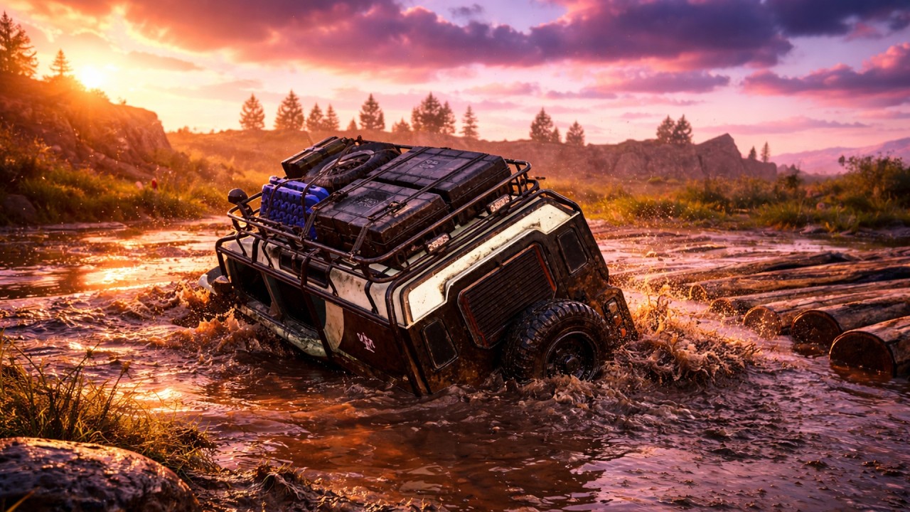 This Mud is Brutal! RoadCraft Off-Road Gameplay