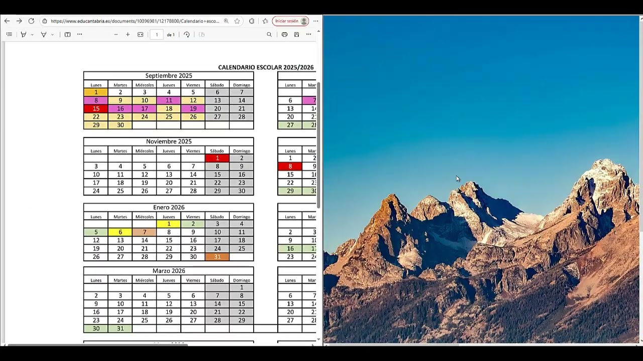 05 - Calendario y horario