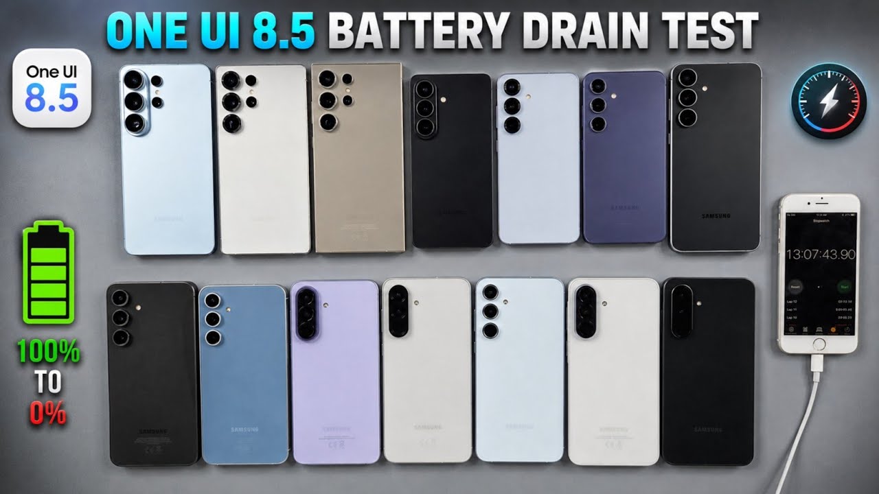 Samsung S26 Ultra/S25Ultra/S26/S25/S24/S25FE/S24FE/A57 5G/A37/A56 - OneUI 8.5 MEGA DRAIN Test 🔥