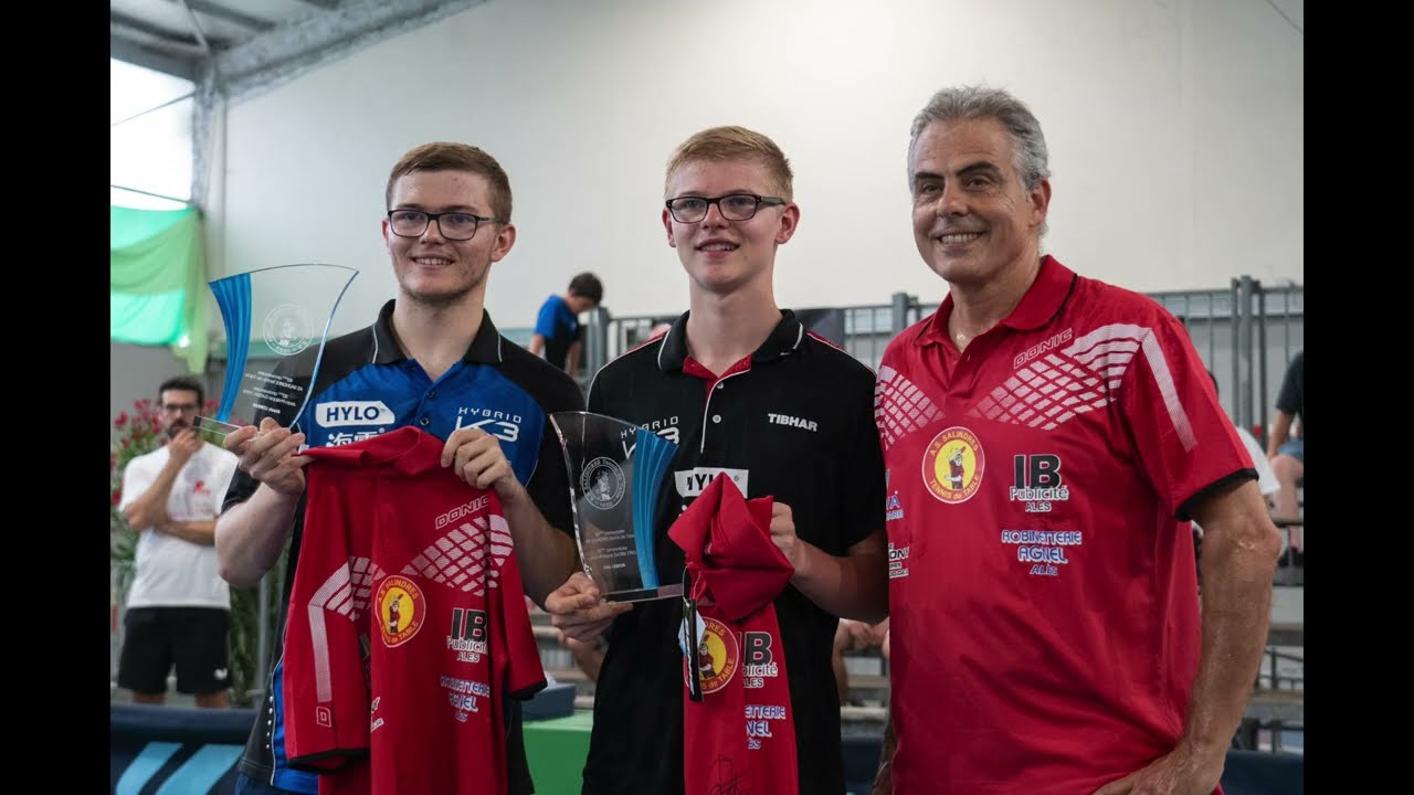 Démonstration d’Alexis Lebrun, Félix Lebrun et Jean-Philippe Gatien. #tabletennis #tennisdetable