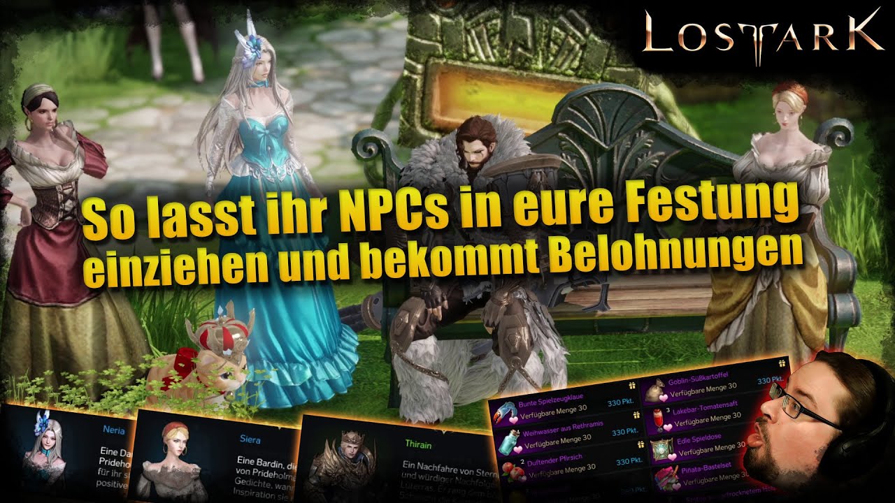 Lost Ark | So lasst ihr NPCs in eure Festung einziehen und bekommt Belohnungen | Beziehungen | Guide