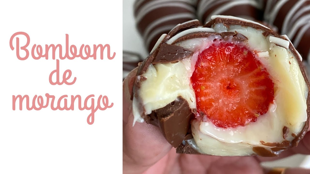 BOMBOM DE MORANGO