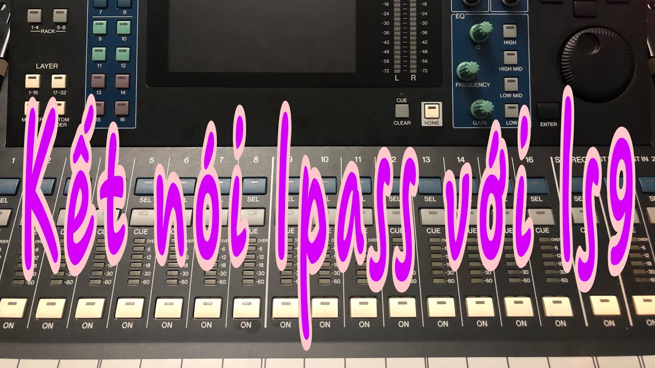 Kết nối Yamaha Ls9 với Ipad