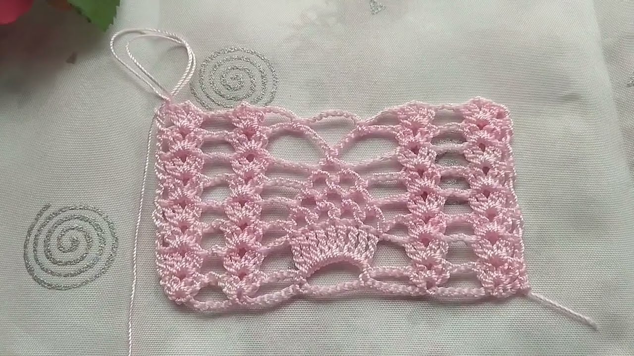 Tutorial de punto piña a crochet - randa a crochet