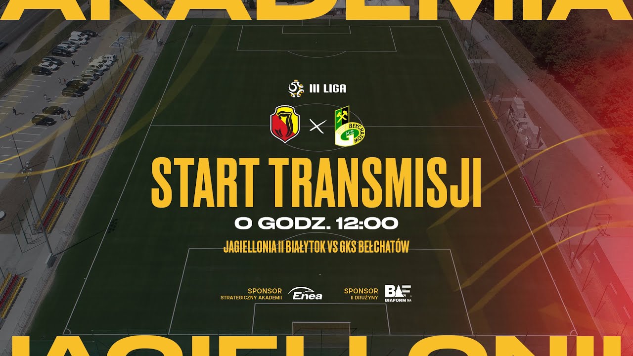 [BETCLIC 3.LIGA LIVE] Jagiellonia II Białystok - GKS Bełchat&oacute;w