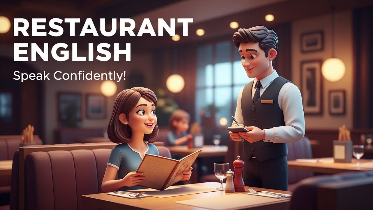 Learn English at the Restaurant | Episode 16 | Slow English Conversation Practice | English beginner